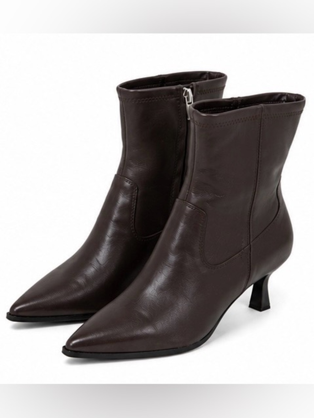 Dolce Vita Burgundy Pointed Toe Kitten Heel Ankle Boots – Women’s Size 6